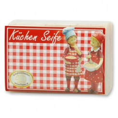 Schafmilchseife eckig 100g modern, Küchenseife 