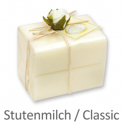 Milchseife eckig 100g 2er verpackt, Classic/Stutenmilch 
