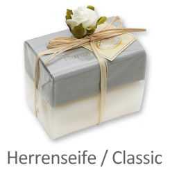 Schafmilchseife eckig 100g 2er verpackt, Classic/Herrenseife 
