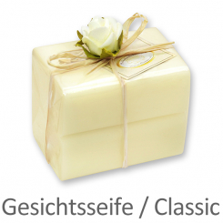 Palmölfreie Schafmilchseife eckig 100g 2er verpackt, Classic/Gesichtsseife 
