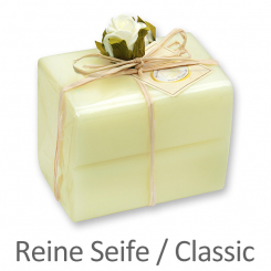 Palmölfreie Schafmilchseife eckig 100g 2er verpackt, Classic/Reine Seife 