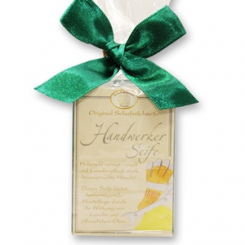 Sheep milk soap square 100g classic in cellophane, 'Handymen' soap 