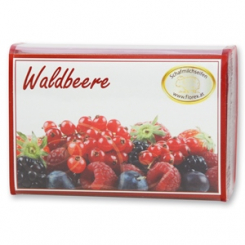 Schafmilchseife eckig 100g modern, Waldbeere 