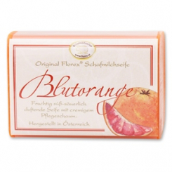 Sheep milk soap square 100g classic, Blood orange 