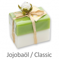 Sheep milk soap square 100g 2 pieces packed, Classic/jojoba oil 
