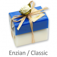 Schafmilchseife eckig 100g 2er verpackt Classic/Enzian 