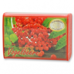 Schafmilchseife eckig 100g modern, Vogelbeere 