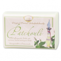 Schafmilchseife eckig 100g klassisch, Patchouli 