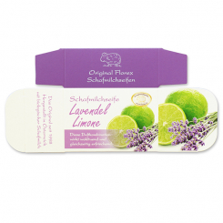 Paper box MC for sheep milk soap square 100g, Lavender-lime 