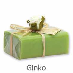 Sheep milk soap square 100g 1 piece packed, Ginko 