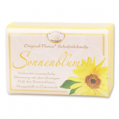 Schafmilchseife eckig 100g klassisch, Sonnenblume 