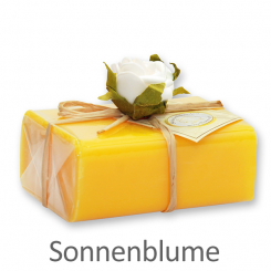 Schafmilchseife eckig 100g 1er verpackt, Sonnenblume 