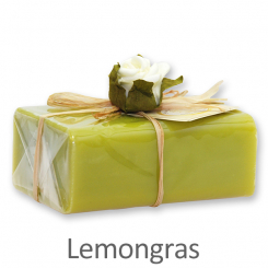 Sheep milk soap square 100g 1 piece packed, Lemongrass 