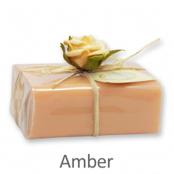 Schafmilchseife eckig 100g 1er verpack, Amber 