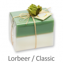 Sheep milk soap square 100g 2 pieces packed, Classic/laurel 