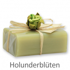 Sheep milk soap square 100g 1 piece packed, Elderflower 