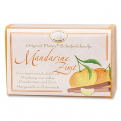 Sheep milk soap square 100g classic, Tangerine-cinnamon 