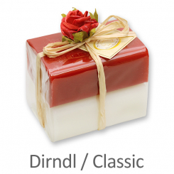 Schafmilchseife eckig 100g 2er verpackt, Classic/Dirndl 