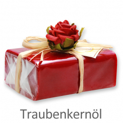 Schafmilchseife eckig 100g 1er verpackt, Traubenkernöl 