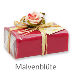 Schafmilchseife eckig 100g 1er verpackt, Malvenblüte 