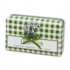 Schafmilchseife Luxus 100g "Grüße aus Österreich", Eisenkraut 
