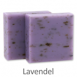 Schafmilchseife Gästeseife Quadrat 35g, Lavendel 