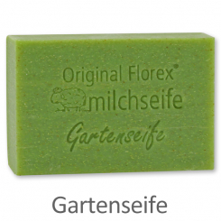 Schafmilchseife eckig 150g, Gartenseife 