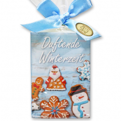 Schafmilchseife eckig 150g in Cello "Duftende Winterzeit", Classic 