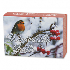 Sheep milk soap 150g "Winterliche Grüße", Pomegranate 