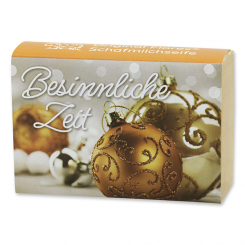 Sheep milk soap 150g "Besinnliche Zeit", Swiss pine 