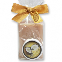Care set 2 pieces in a cellophane bag, Coconut 