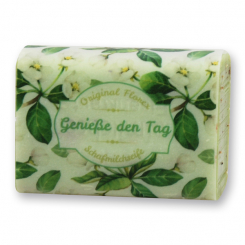 Sheep milk soap 100g "Genieße den Tag", Verbena 
