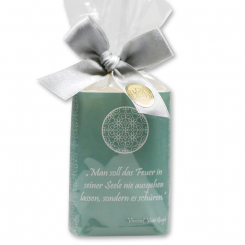 Sheep milk soap 100g "Motive Äthiopien" in a cellophane bag, Incense 