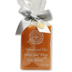 Sheep milk soap 100g "Motive Paradies" in a cellophane bag, Incense 