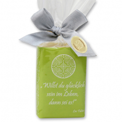 Sheep milk soap 100g "Motive Harmonie" in a cellophane bag, Incense 