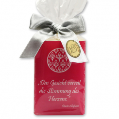 Sheep milk soap 100g "Motive Rose petals" in a cellophane bag, Incense 