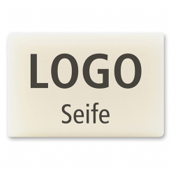 Schafmilchseife eckig 100g, Individuelles Logo 