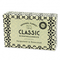 Schafmilchseife eckig 150g, "Handmade Paper" Classic 