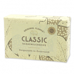 Schafmilchseife eckig 150g, "Handmade Paper" Classic 