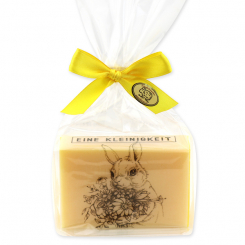 Sheep milk soap 150g "Eine Kleinigkeit" in a cellophane, Honey 