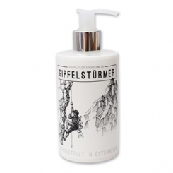 Body milk with organic sheep milk 250ml in a dispenser "Gipfelstürmer", Swiss pine 