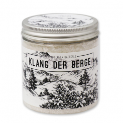 Badesalz 300g in der Dose "Klang der Berge", Edelweiß 