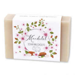 Sheep milk soap 150g 'Einzigartige Augenblicke', Almond 