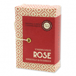 Sheep milk soap 150g "Special Edition", Rose with Petals 