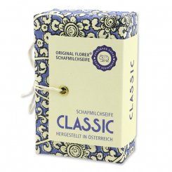 Schafmilchseife eckig 150g "Handmade Paper - Special Edition", Classic 