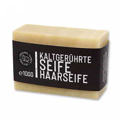 Special handcrafted soap 100g "Black Edition", Hair soap 