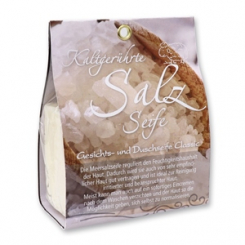 Spezialseife handgeschöpft 100g Papier-Tasche, Salzseife Classic 