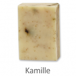 Handcrafted soap 100g without sheepmilk, camomile 