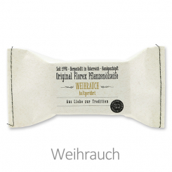 Kaltgerührte Seife 100g im genähten Papierbeutel, Weihrauch 