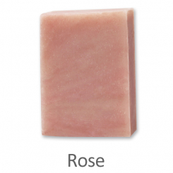 Handcrafted soap 100g without sheep milk, Rose 
